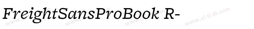 FreightSansProBook R字体转换 FreightSansProBook R字体转换